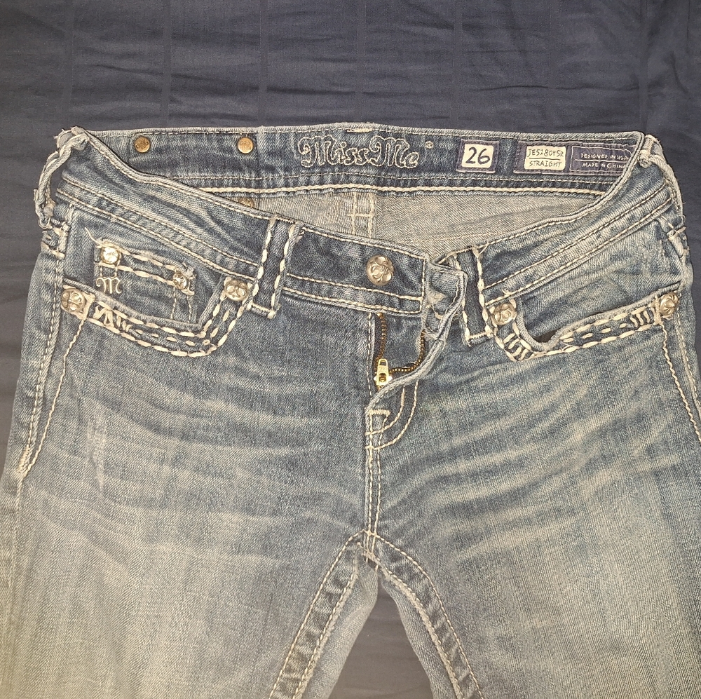 Miss Me Women's Light Blue Boot Cut Jeans